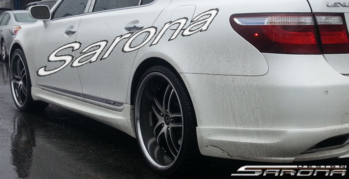 Custom Lexus LS460  Sedan Side Skirts (2006 - 2011) - $650.00 (Part #LX-018-SS)